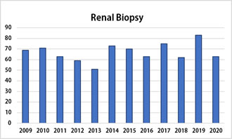 Number of Renal Biopsy Cases