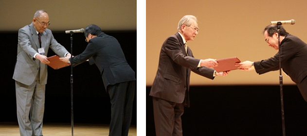 第56回日本腎臓学会学術総会にて、先代教授 荒川正昭先生・大澤源吾先生が、第3回日本腎臓学会上田賞を受賞されました
