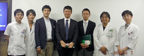 岸誠司先生 (徳島大学病院腎臓内科)、草場哲郎先生 (京都府立医科大学腎臓内科) を招聘してセミナーを開催しました